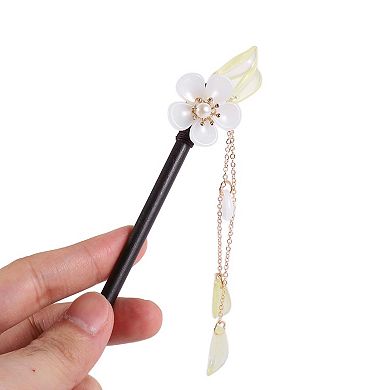 Retro Style Flower Hair Chopstick for Women 2 Pcs