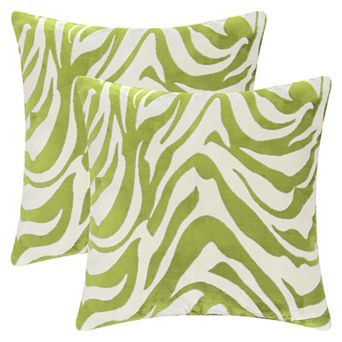 Throw Pillow Covers Pack of 2, Tie Dye Zipper Closure Decorative Pillow Cushion Cover 18x18 Inch