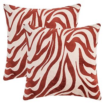 Throw Pillow Covers Pack of 2, Tie Dye Zipper Closure Decorative Pillow Cushion Cover 18x18 Inch