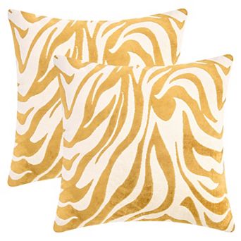 Throw Pillow Covers Pack of 2, Tie Dye Zipper Closure Decorative Pillow Cushion Cover 18x18 Inch