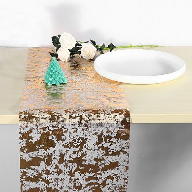 Polyester Table Runner, Machine Washable Dining Table Runner for Wedding Home Decoration, 32.81ft