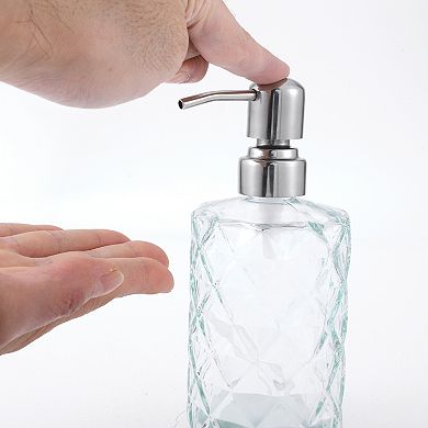 Elegant Soap Pump Dispenser for Bathroom 11.15oz 1Pc