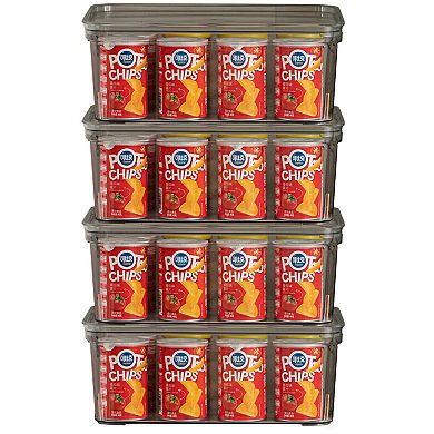 Basicwise Set of 3 Medium Clear Storage Container with Lid For Kitchen Pantry & Fridge Storage