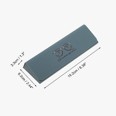 Triangle EyeGlasses Case Portable Eyeglasses Storage 6.38"x2.44"x1.3" 1 Pc