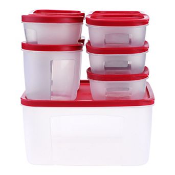 10 Pack Food Storage Containers with Lids, Plastic Meal Prep Food Containers, Stackable Lunch Box
