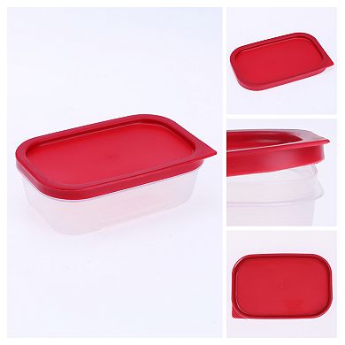 10 Pack Food Storage Containers with Lids, Plastic Meal Prep Food Containers, Stackable Lunch Box