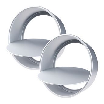 Baking Sheet Pan Set of 2, Warp-Resistant Nonstick Round Cake Pan, Thick Sheet Pans for Oven Cooking