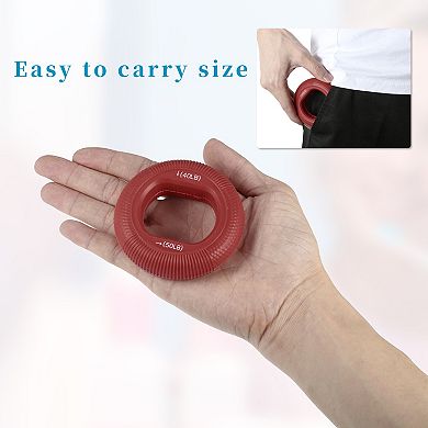 Hand Grip Strengthener, Forearm Grip Workout, Silicone Grip Circle, Adjustable Strength Grip