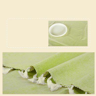 1Pcs Tablecloths, Kitchen Dining Table Cover for Farmhouse Holiday Parties, 66.93"x47.24"