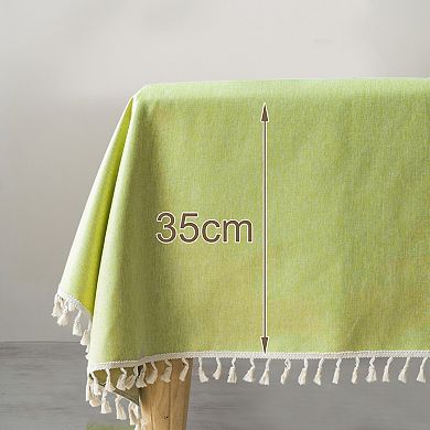 1Pcs Tablecloths, Kitchen Dining Table Cover for Farmhouse Holiday Parties, 66.93"x47.24"