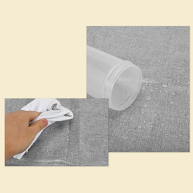 1 Pcs Wrinkle Free Tablecloths, Kitchen Dining Table Cover for Farmhouse Camping, 47.24"x47.24"