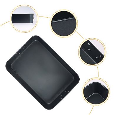 1 Pcs Baking Sheet Pan, Warp Resistant Nonstick Cake Pan with Handle, Large Sheet Pans for Roasting