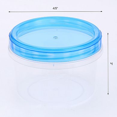 12 Pack Plastic Meal Prep Food Storage Containers w Lids, Leakproof Lunch Box for Microwave, Freezer