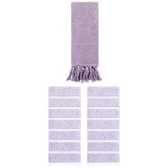 3 pc Decorative Turkish Hand Towels and Striped Cotton Bathroom Hand Towels, 14"x30"&13"x29"