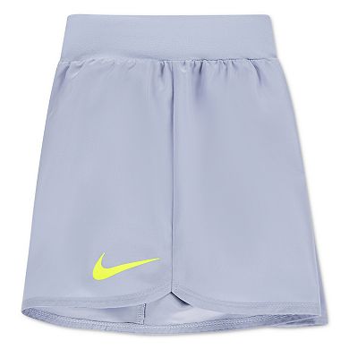 Baby Toddler & Little Girls 12 months - 6x Girls Nike Short Sleeve T-shirt & Dri-FIT Crossover Shorts 2-Piece Set
