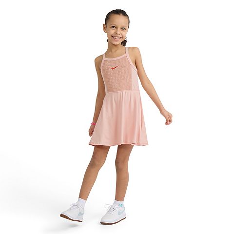 & Toddler & Little Girls 2T-6x Nike Bold Play Dri-FIT Dress with Smocked Bodice & Built-In Shorts
