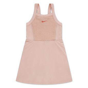 Toddler & Little Girls 2T-6x Nike Bold Play Dri-FIT Dress with Smocked Bodice & Built-In Shorts