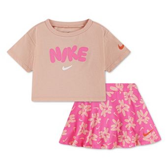 Baby Toddler & Little Girls 12 months - 6x Nike Bold Play Tee & Dri-FIT Skort 2 pc Set