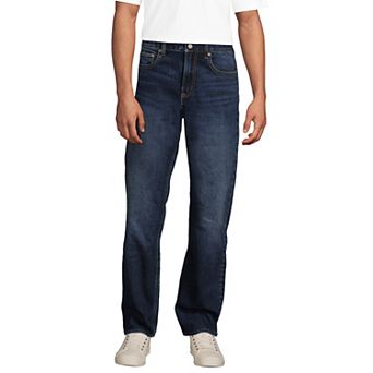 Men's Lands' End Comfort Waist Flannel Lined Jeans