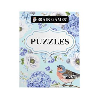 Brain Games Springtime Flowers Logic & Number Puzzles Activity Book