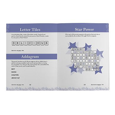 Brain Games Springtime Flowers Logic & Number Puzzles Activity Book