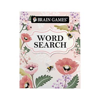Brain Games Springtime Flowers Word Search Activity Puzzle Book