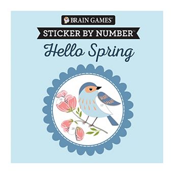 Brain Games Sticker By Number Hello Spring Craft Activity Book