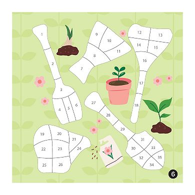 Brain Games Sticker By Number Hello Spring Craft Activity Book