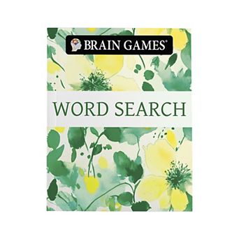 Brain Games Spackle Flowers Word Search Puzzle Activity Book