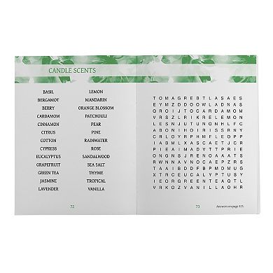 Brain Games Spackle Flowers Word Search Puzzle Activity Book