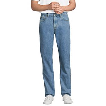 Men's Lands' End Stretch Comfort Waist Athletic Fit Jeans