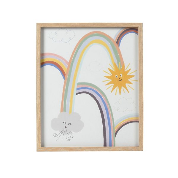 The Big One® Framed Rainbow Affirmations Wall Decor - Rainbows