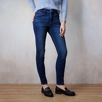 Women's LC Lauren Conrad Curvy High Rise 5-Pocket Skinny Jeans