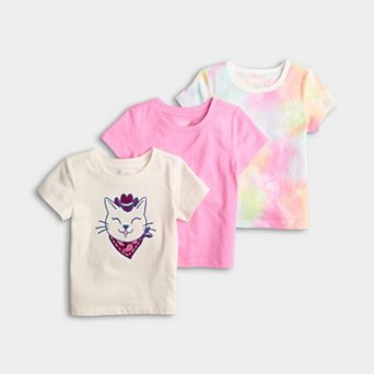 Girls 4-12 Jumping Beans® 3-Pack Short Sleeve T-Shirt Set