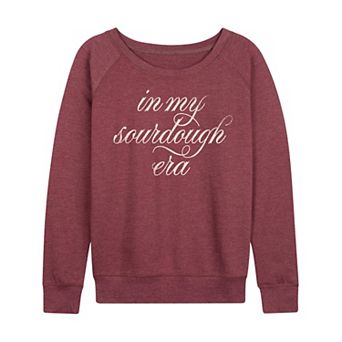 Women's In My Sourdough Era French Terry Long Sleeve Graphic Tee