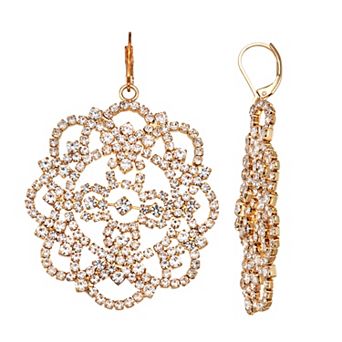 Simply Vera Vera Wang Gold Tone Lace Drop Earrings