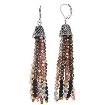 Simply Vera Vera Wang Beaded Linear Earrings