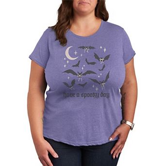 Plus Size Have A Spooky Day Halloween Graphic Tee