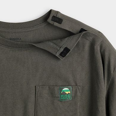 Boys 8-20 Sonoma Goods For Life® Adaptive Easy Dressing Relaxed Fit Pocket Tee