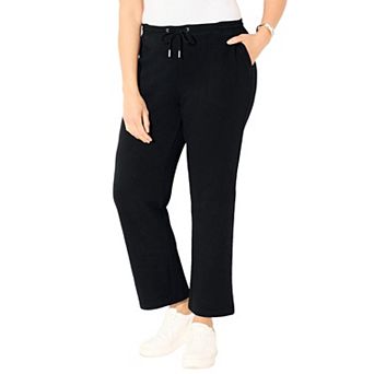 Catherines Women's Plus Size Cloud Knit Straight Leg Pant