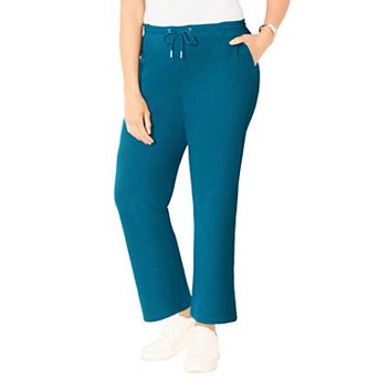 Catherines Women's Plus Size Cloud Knit Straight Leg Pant