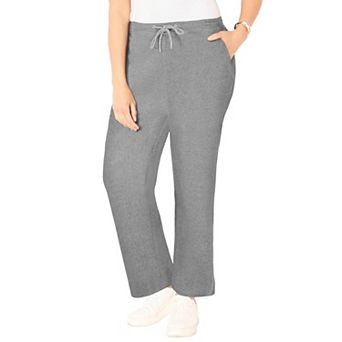 Catherines Women's Plus Size Cloud Knit Straight Leg Pant