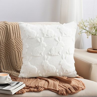 Throw Pillow Covers Set of 2, Soft Plush Pillow Cases for Bedroom, Sofa