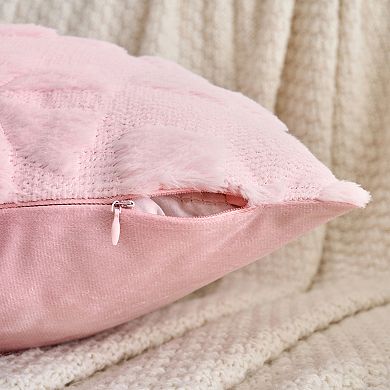 Throw Pillow Covers Set of 2, Soft Plush Pillow Cases for Bedroom, Sofa