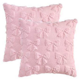 Throw Pillow Covers Set of 2, Soft Plush Pillow Cases for Bedroom, Sofa