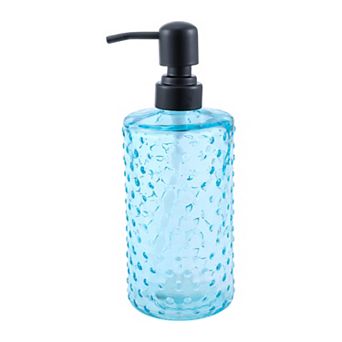 Elegant Polka Dot Pattern Soap Pump Dispenser for Bathroom 16.9oz 1 pc