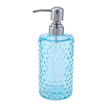 Elegant Polka Dot Pattern Soap Pump Dispenser for Bathroom 16.9oz 1 pc