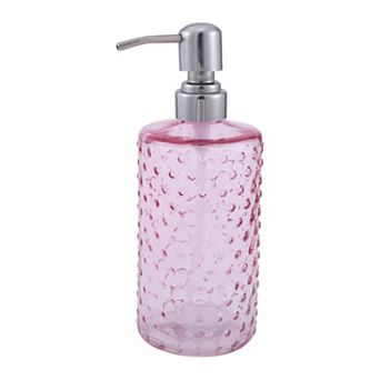 Elegant Polka Dot Pattern Soap Pump Dispenser for Bathroom 16.9oz 1 pc