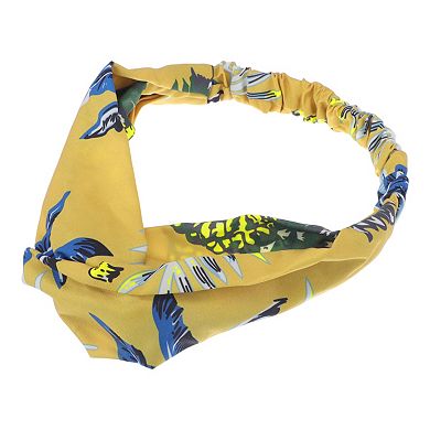 Fashion Pineapple Pattern Cross Elastic Hairband for Women 1 Pc
