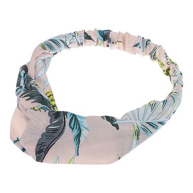 Fashion Pineapple Pattern Cross Elastic Hairband for Women 1 Pc